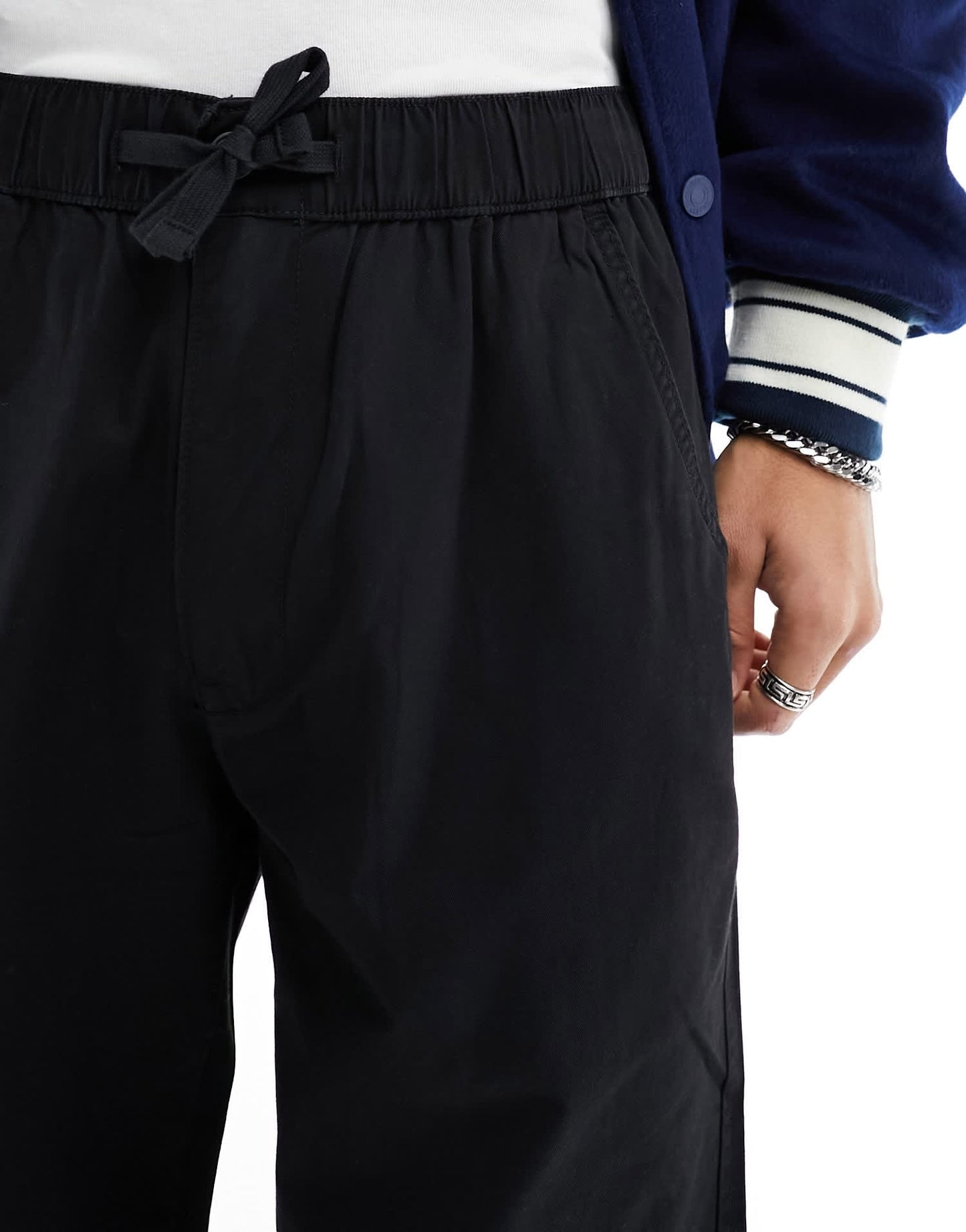 Levi's XX easy chino with drawstring waistband in black - ASOS Sample Sale EU Store