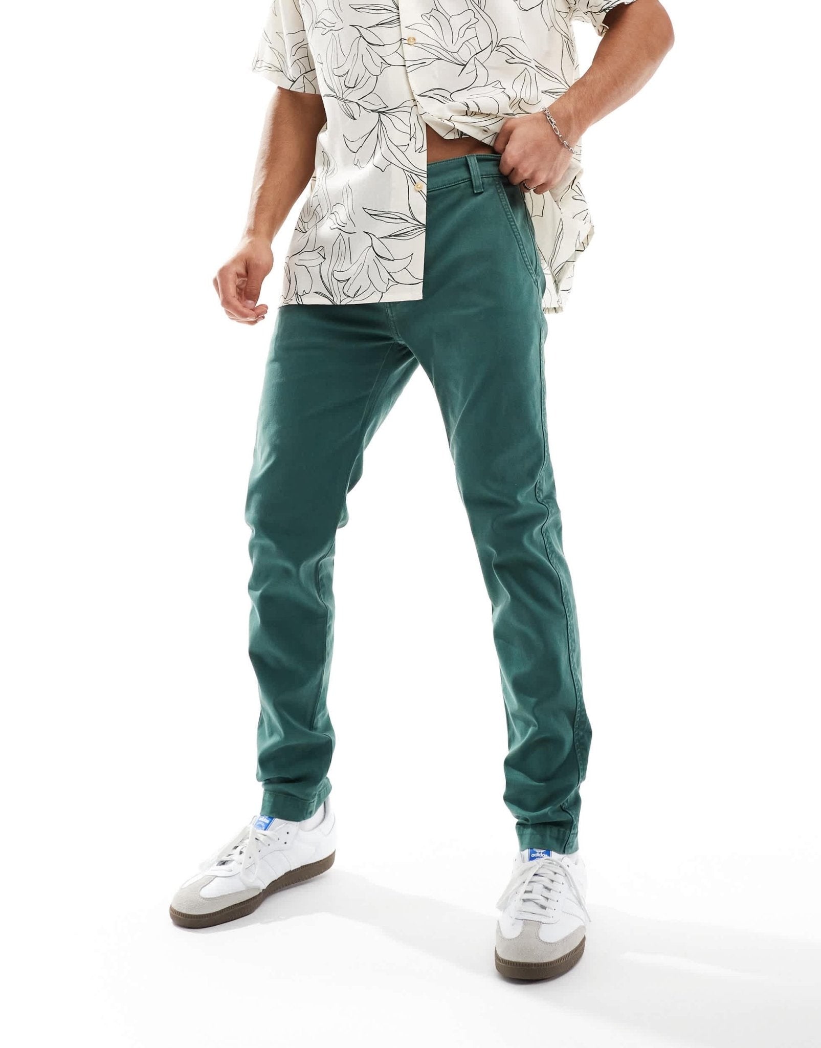 Levi's XX slim fit chinos in mid green - ASOS Sample Sale EU Store
