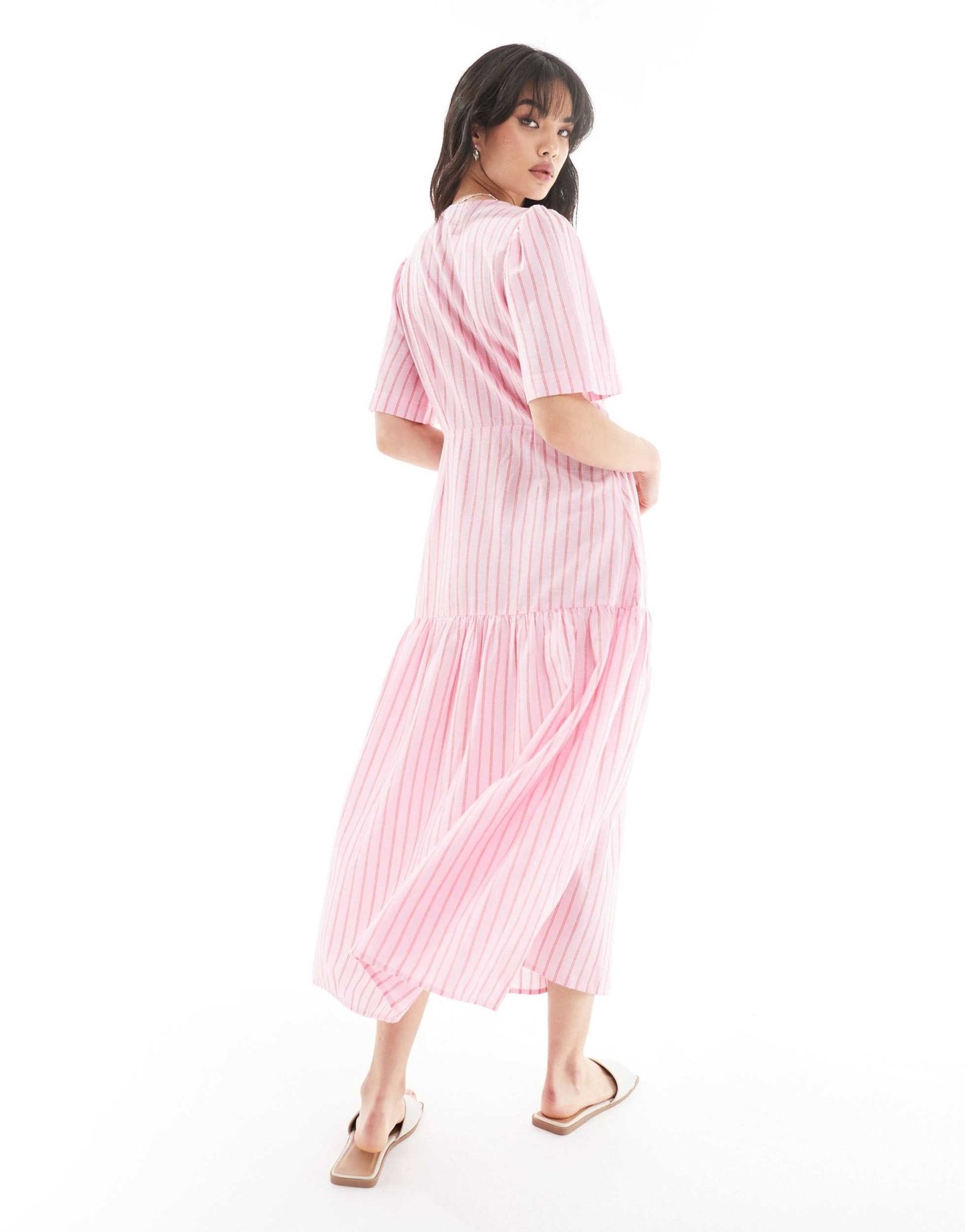 Lindex Carolina beach maxi dress in pink - ASOS Sample Sale EU Store