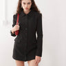 Robe blazer structurée à boutons Lioness Cheri en noir