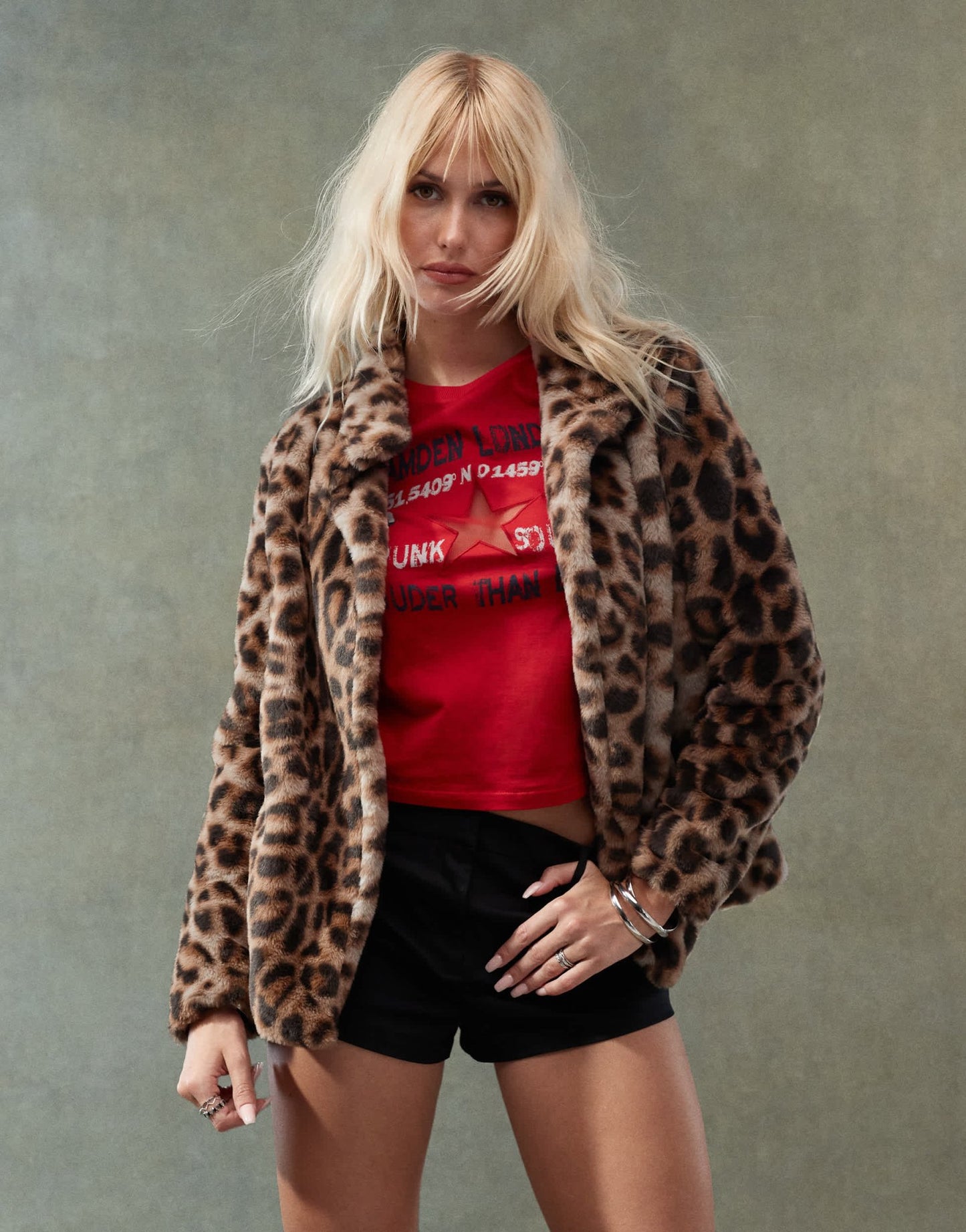 Lioness exclusive faux fur coat in leopard print - ASOS Sample Sale EU Store