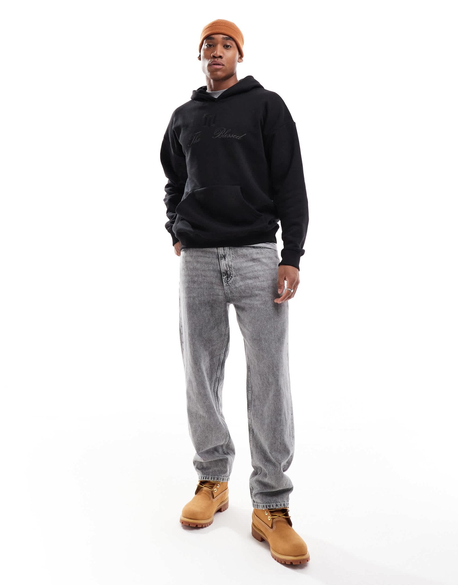 Liquor N Poker motif back hoodie in black - ASOS Sample Sale EU Store