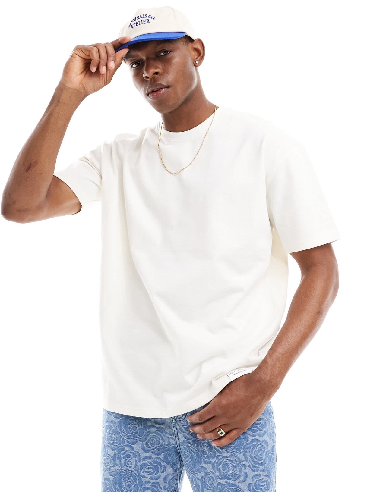 Liquor N Poker oversized t-shirt with fruit back print in white - ASOS Sample Sale EU Store