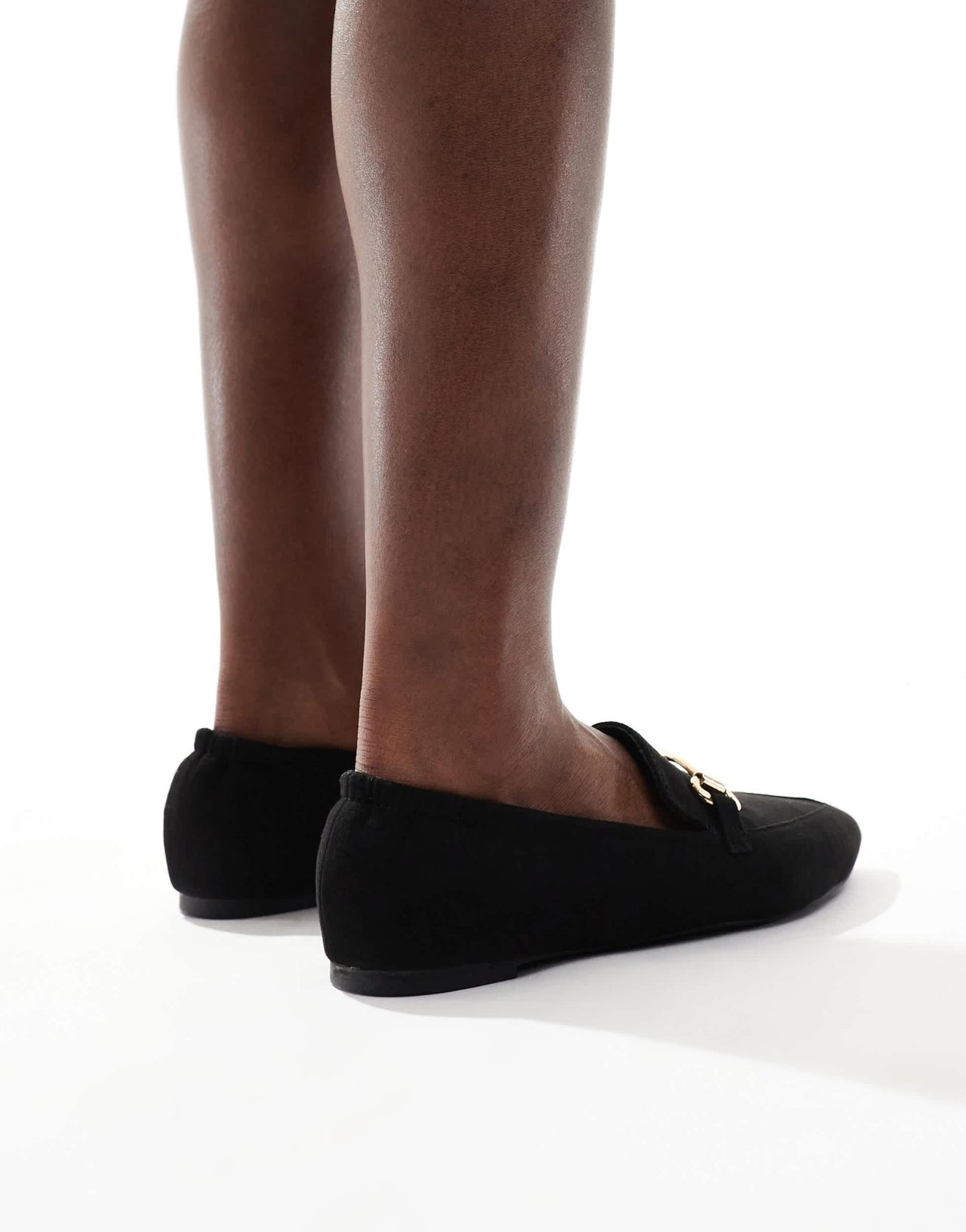 London Rebel Wide Fit buckle detail pointed toe loafer in black - ASOS Sample Sale EU Store