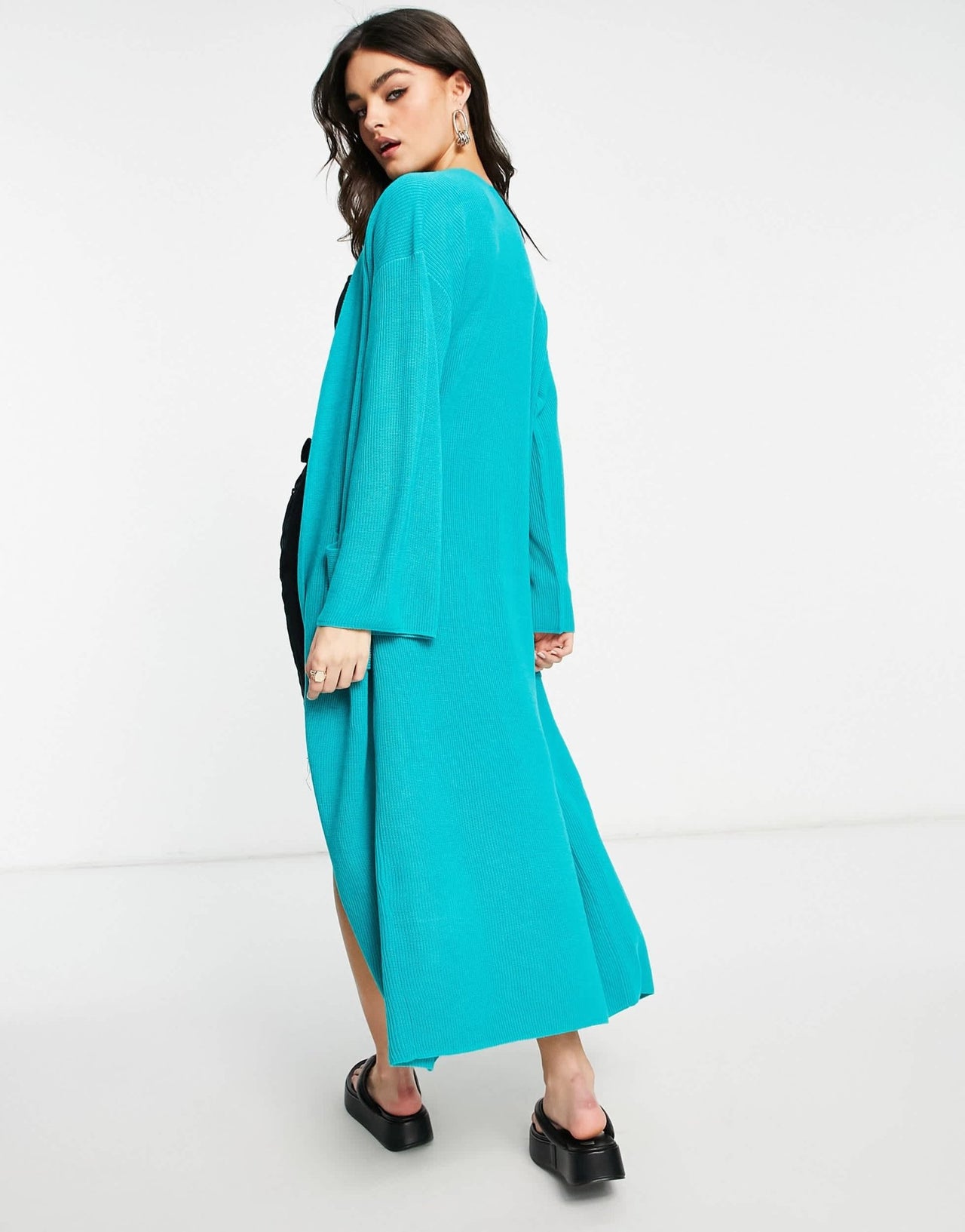 M Lounge oversized cardigan with pockets - ASOS Sample Sale EU Store