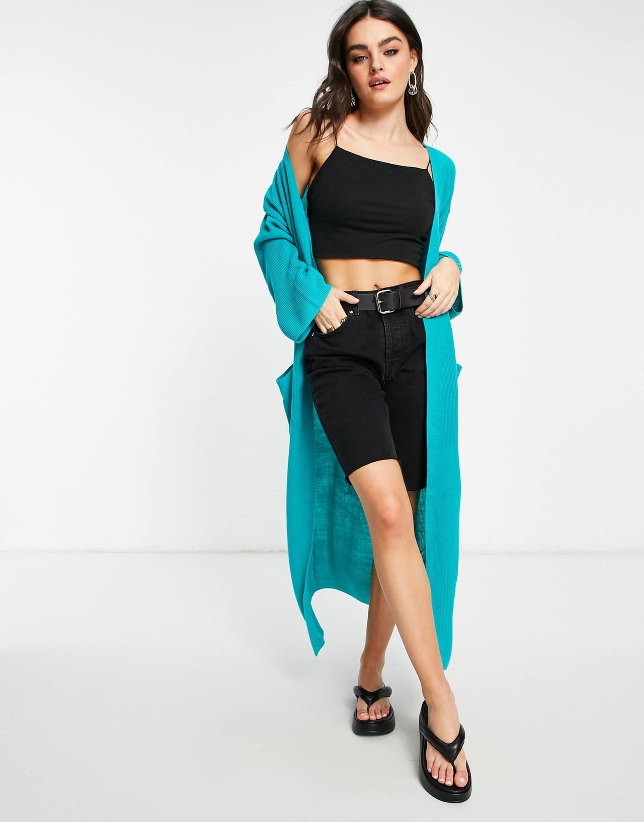 M Lounge oversized cardigan with pockets - ASOS Sample Sale EU Store