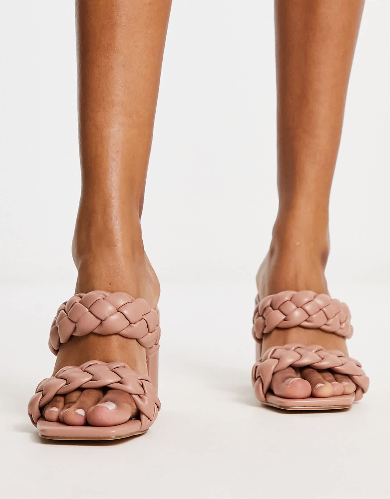 Madden Girl Dixcy plaited sandals in beige - ASOS Sample Sale EU Store