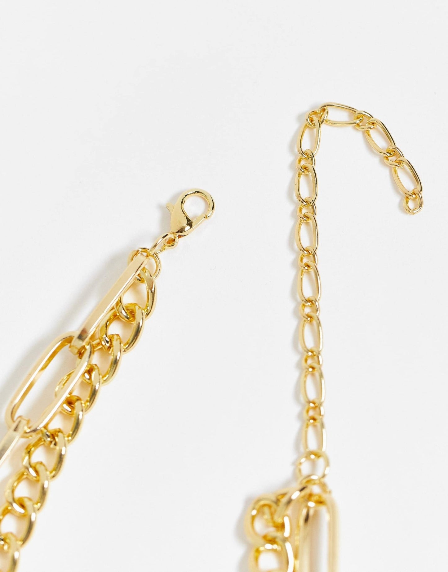 Madein chunky chain necklaces in gold with a pink and white gummy bear charm - ASOS Sample Sale EU Store