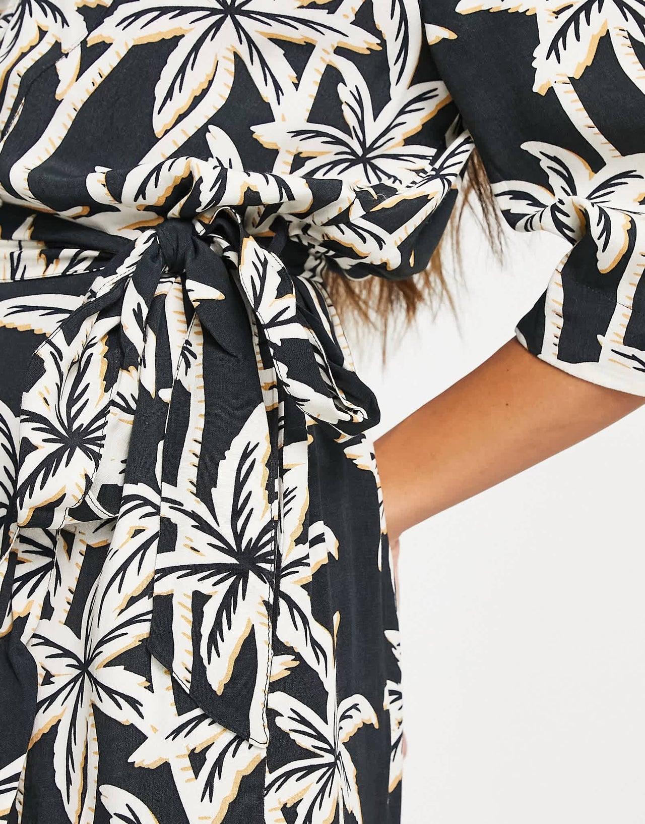 Maison Scotch all over palm printed loose fit dress - ASOS Sample Sale EU Store