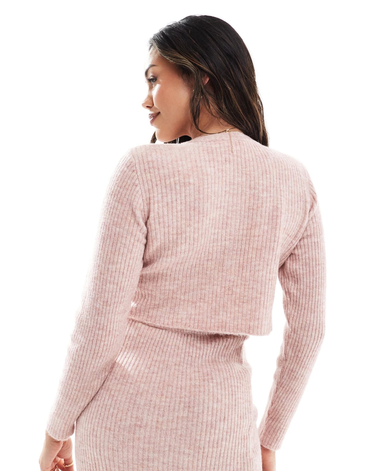 Mamalicious Maternity knitted cropped cardigan co - ord in rose pink - ASOS Sample Sale EU Store
