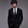 Mango blazer co-ord in black