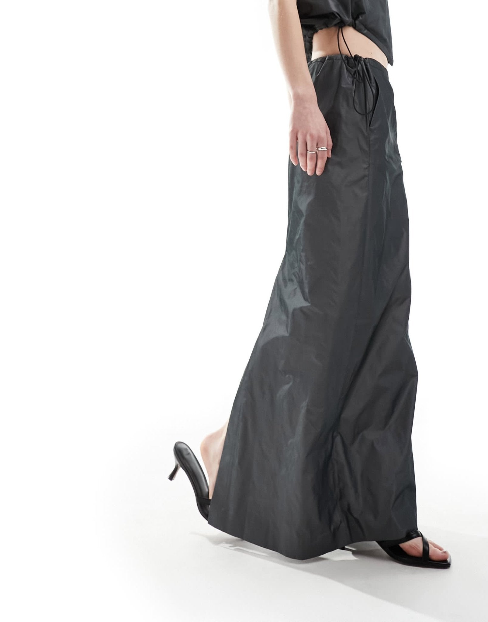 Mango drawstring co - ord skirt in grey - ASOS Sample Sale EU Store