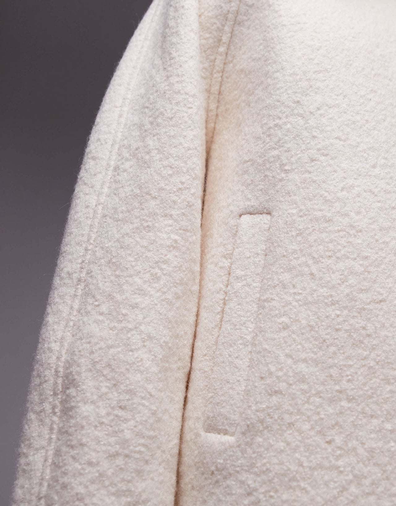 Mango felted bomber jacket in white - ASOS Sample Sale EU Store