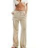Mango lightweight slouchy trouser in tan