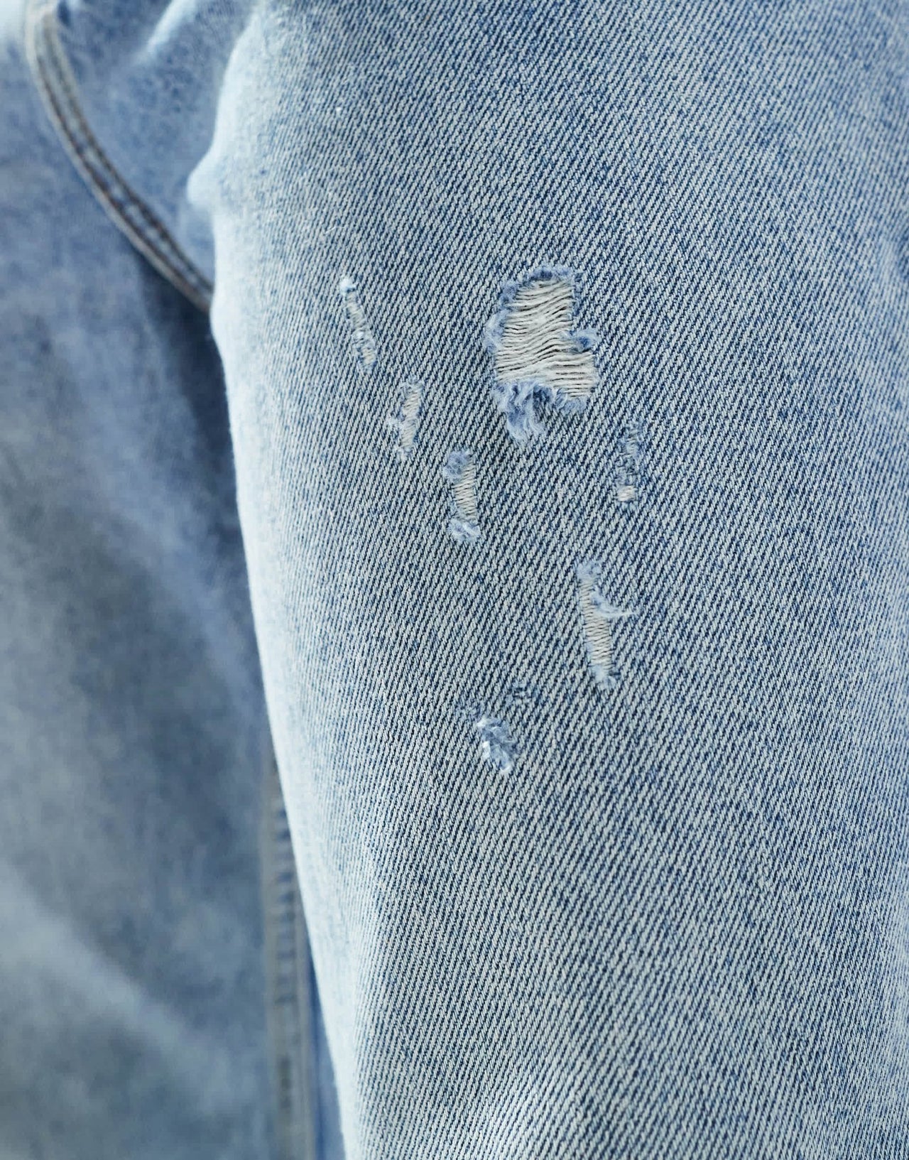 Mango Millie slimmer straight leg jeans in light blue - ASOS Sample Sale EU Store