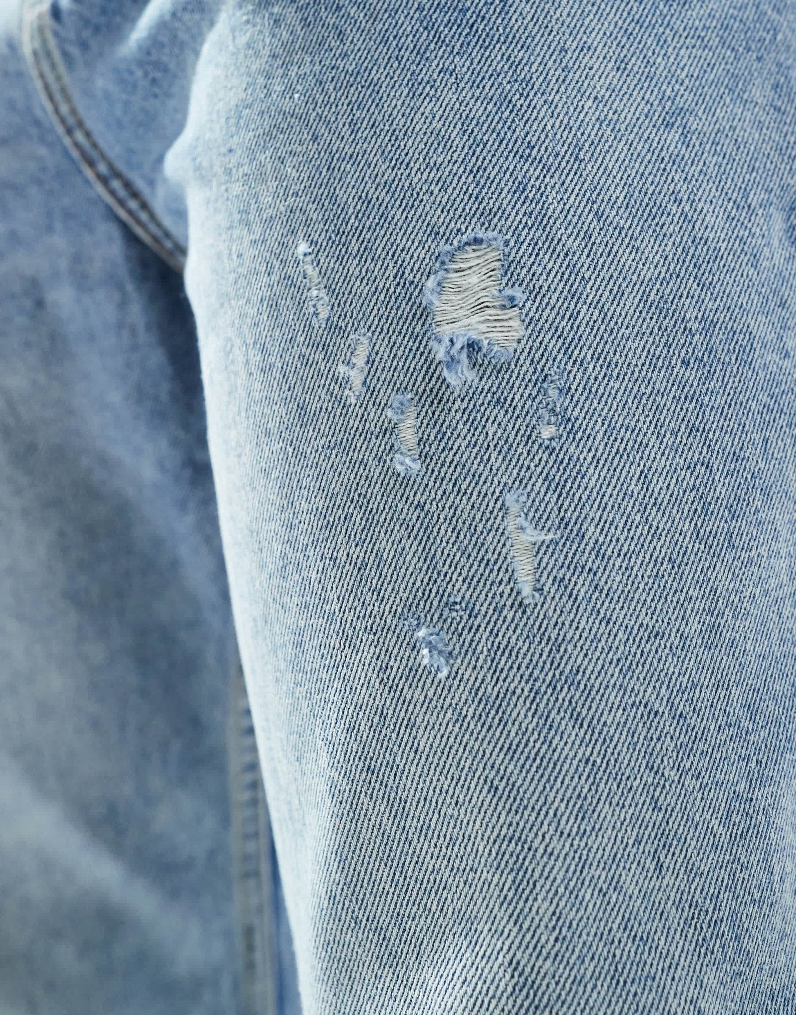 Mango Millie slimmer straight leg jeans in light blue - ASOS Sample Sale EU Store