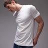 Mango muscle fit t-shirt in white