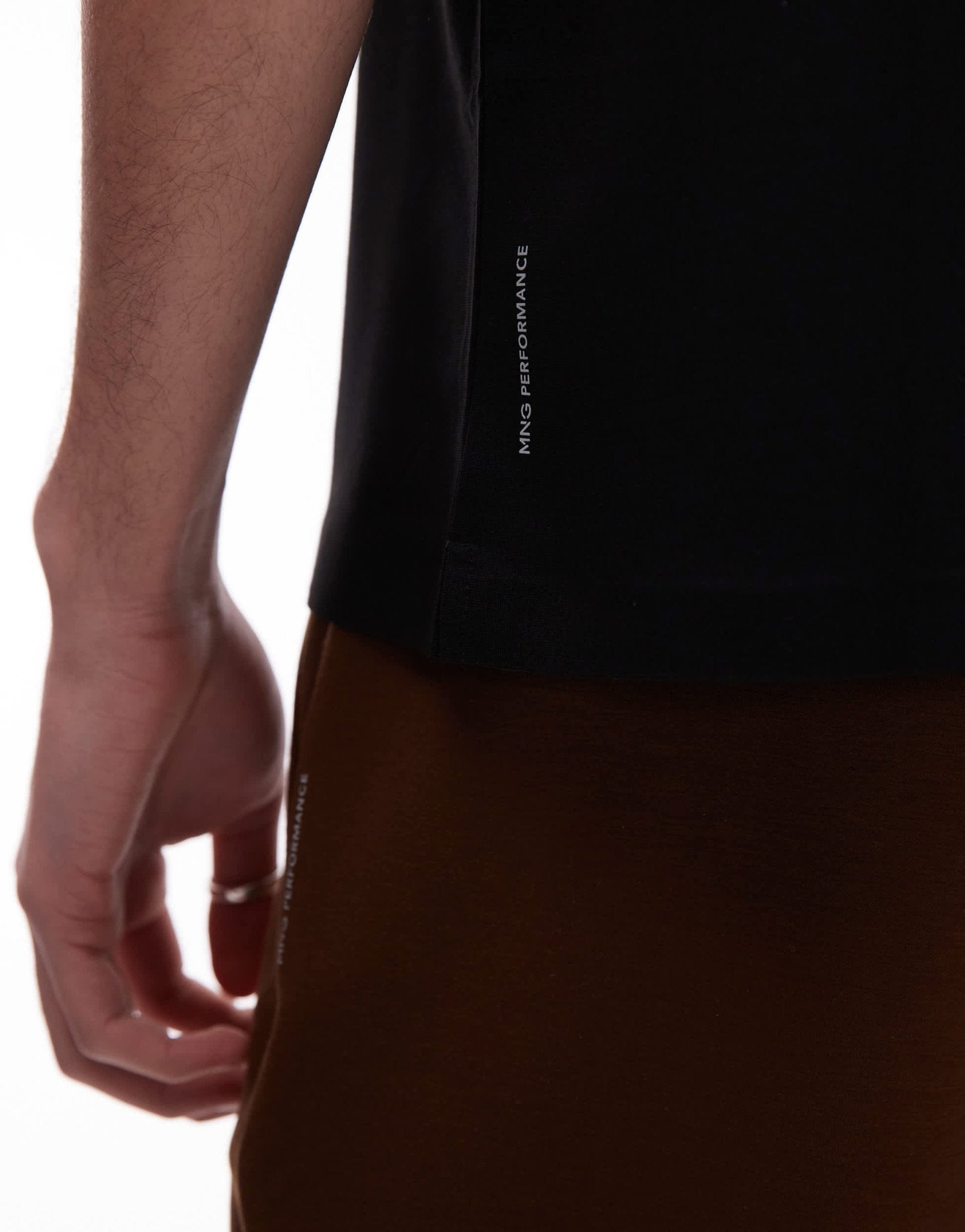 Mango performance breathable t-shirt in black - ASOS Sample Sale EU Store