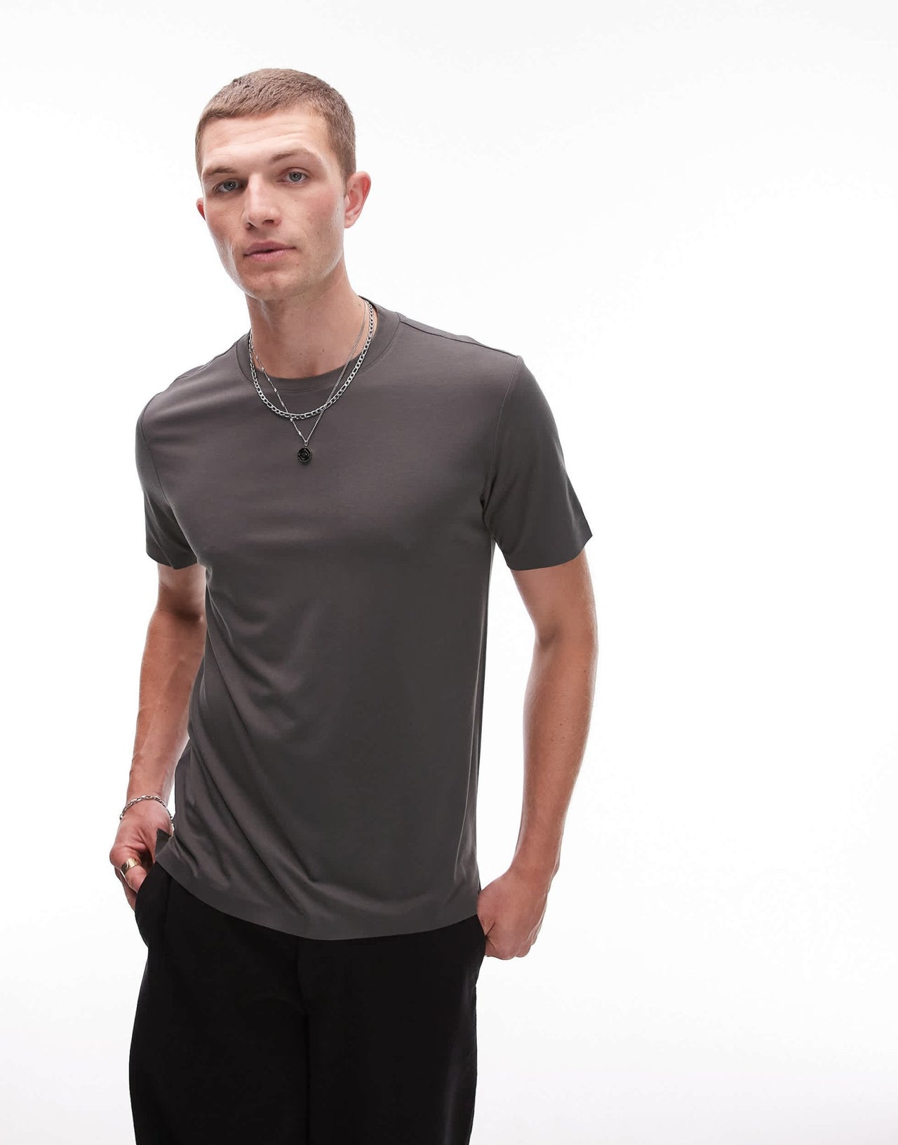 Mango performance breathable t-shirt in khaki - ASOS Sample Sale EU Store