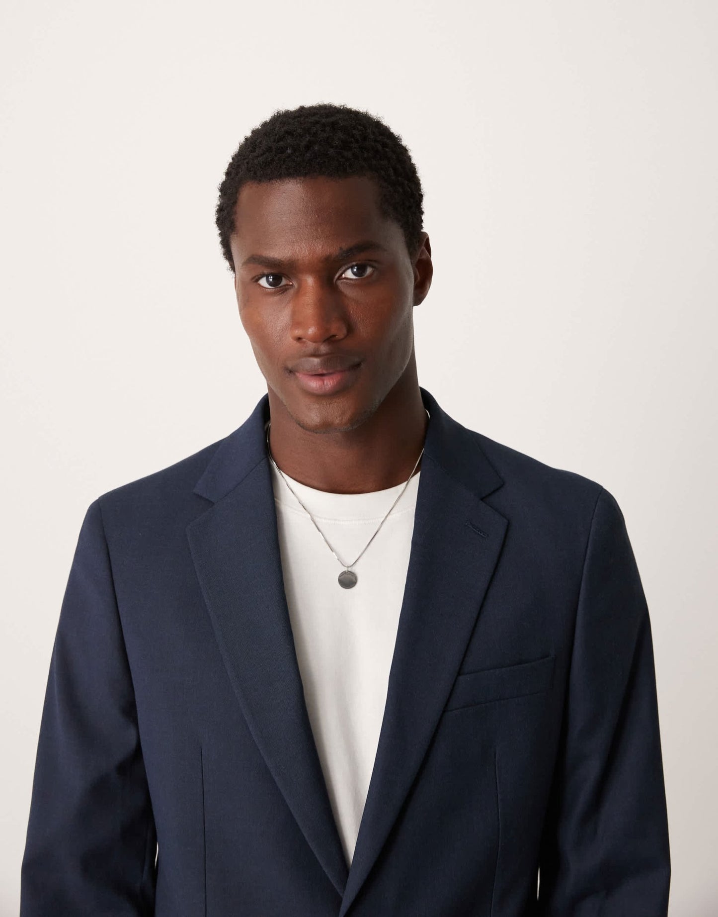 Mango regular fit suit blazer in navy - ASOS Sample Sale EU Store