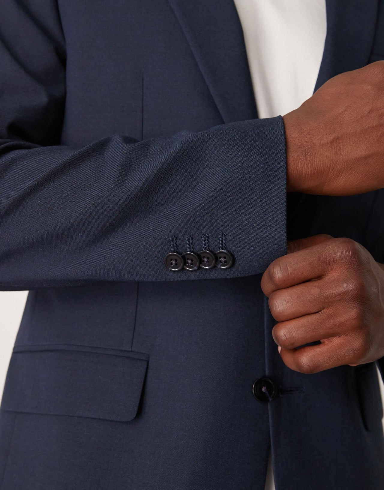 Mango regular fit suit blazer in navy - ASOS Sample Sale EU Store