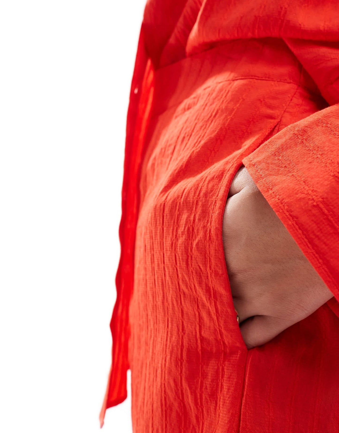 Mango relaxed co - ord shorts in red - ASOS Sample Sale EU Store