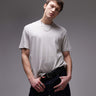 Mango relaxed fit premium t-shirt in ecru