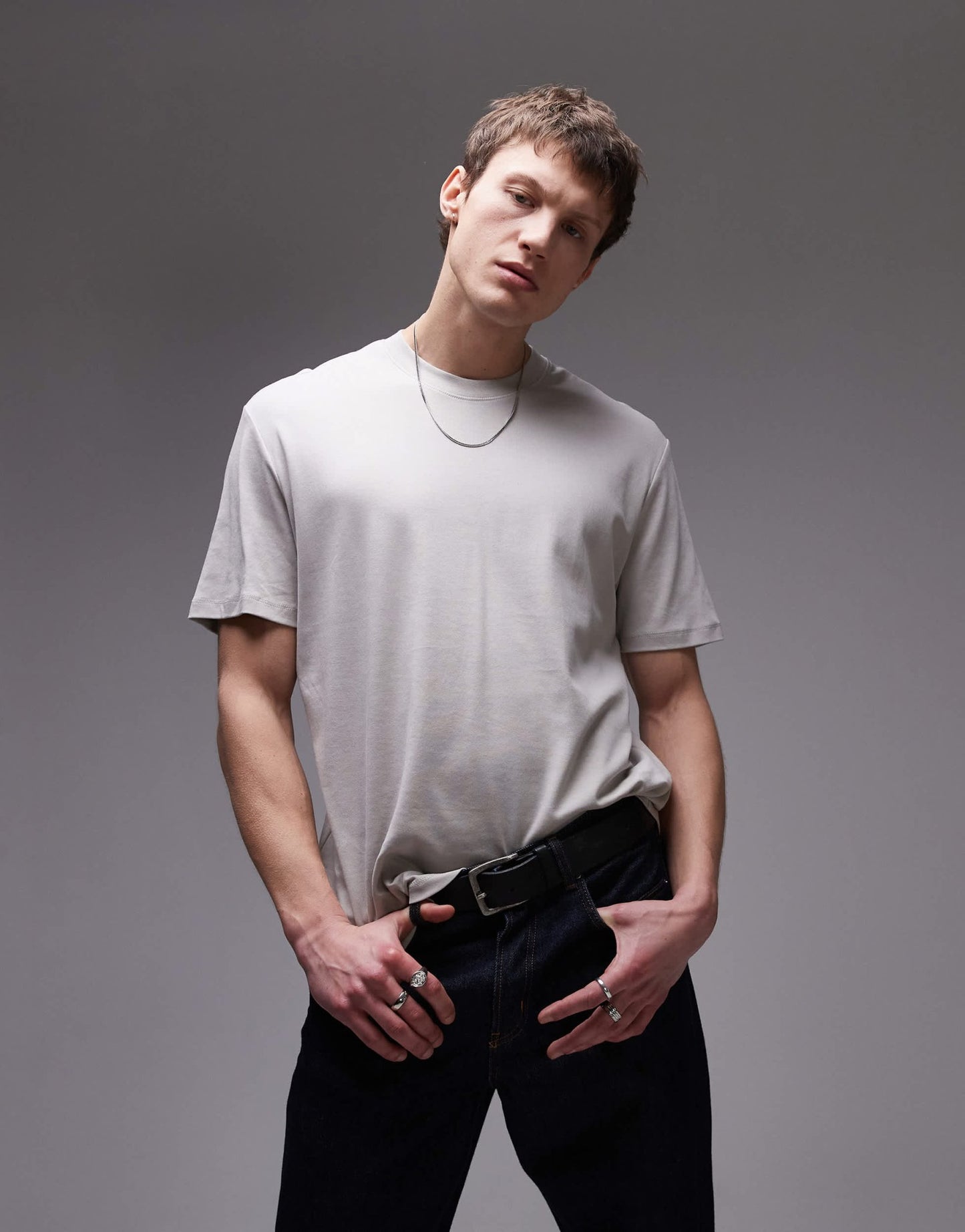 Mango relaxed fit premium t-shirt in ecru - ASOS Sample Sale EU Store