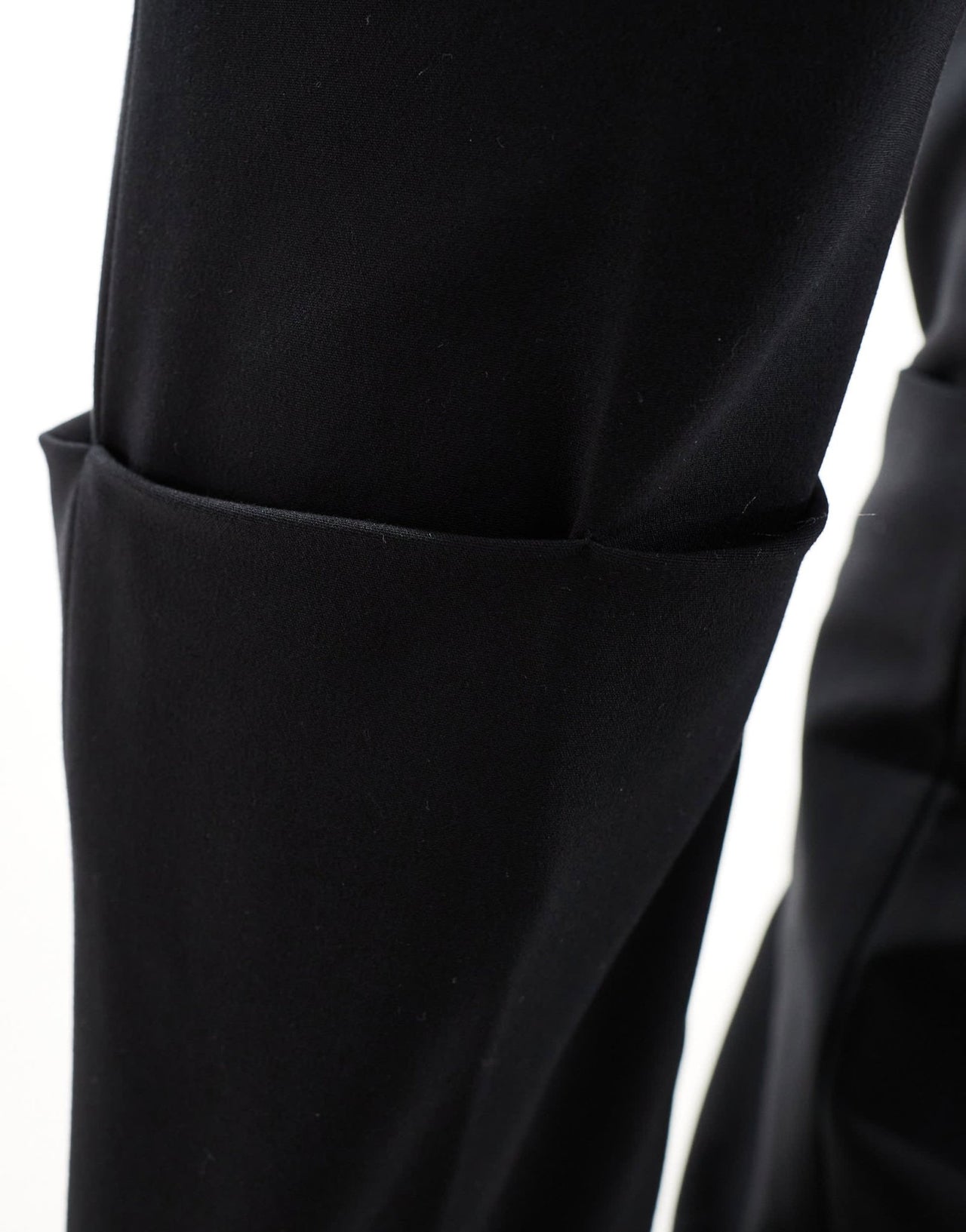 Mango slim longline tailored trousers in black - ASOS Sample Sale EU Store