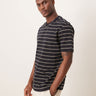 Mango striped t-shirt in navy