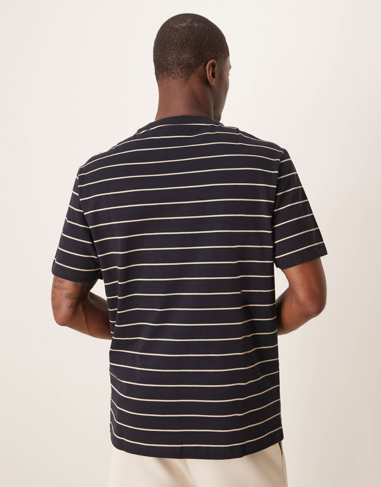 Mango striped t-shirt in navy - ASOS Sample Sale EU Store