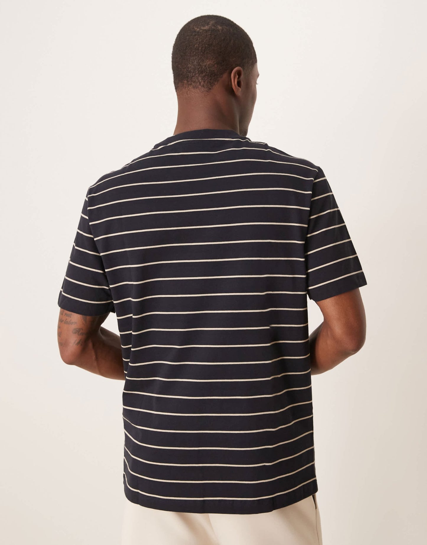 Mango striped t-shirt in navy - ASOS Sample Sale EU Store