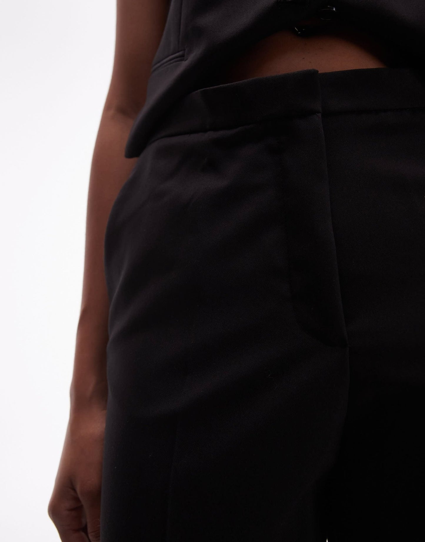 Mango suit slim trouser co - ord in black - ASOS Sample Sale EU Store