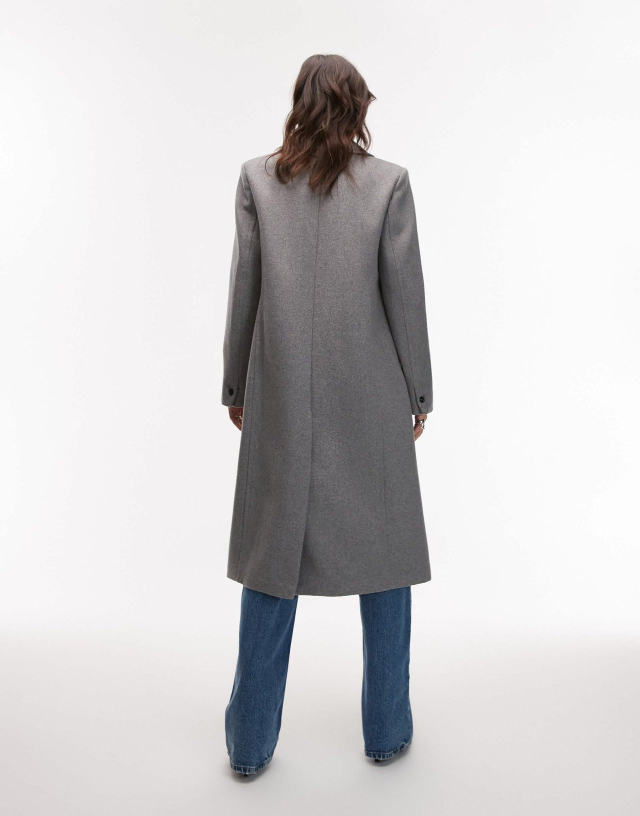 Mango tailored wool mix coat in grey - ASOS Sample Sale EU Store