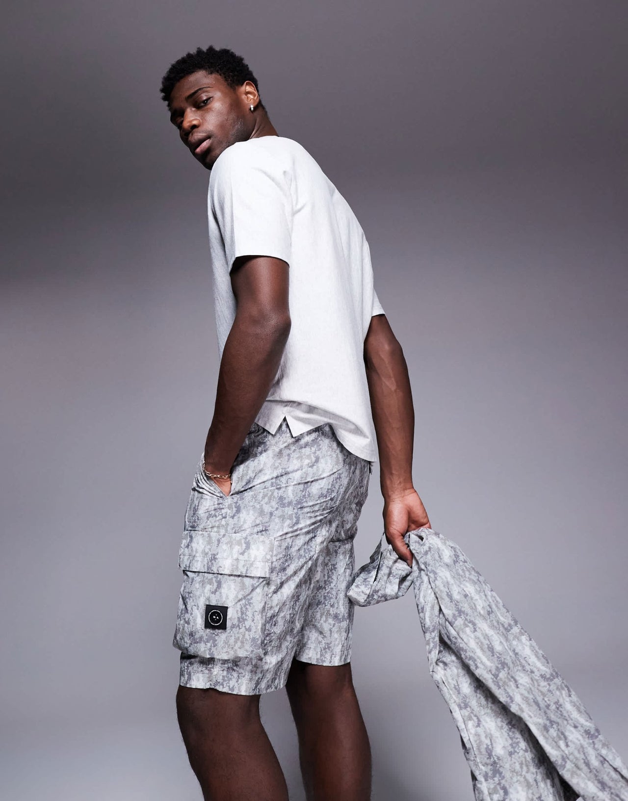 Marshall Artist co - ord faded camo print cargo shorts in multi - ASOS Sample Sale EU Store