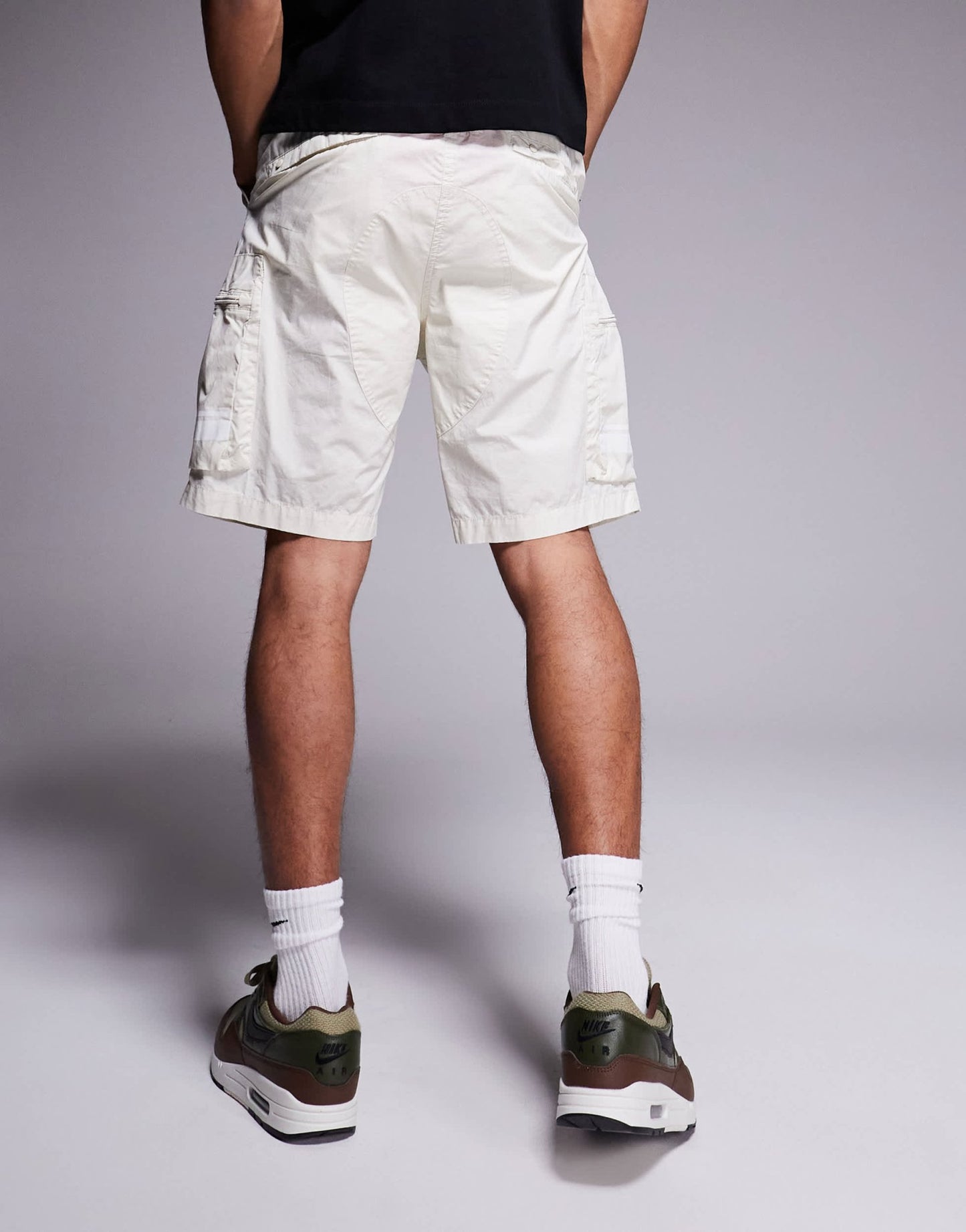 Marshall Artist co - ord seafield cargo utility shorts in cream - ASOS Sample Sale EU Store