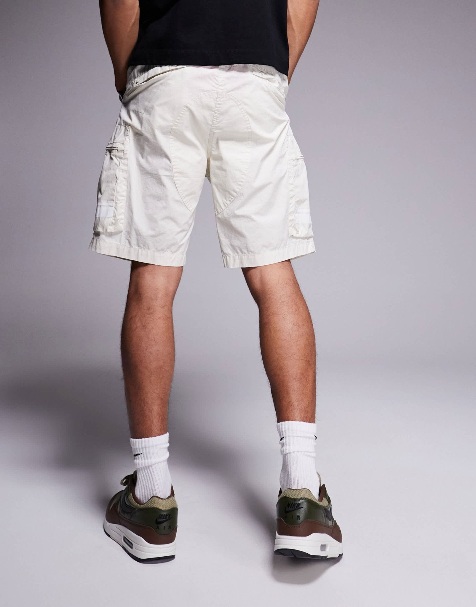 Marshall Artist co - ord seafield cargo utility shorts in cream - ASOS Sample Sale EU Store