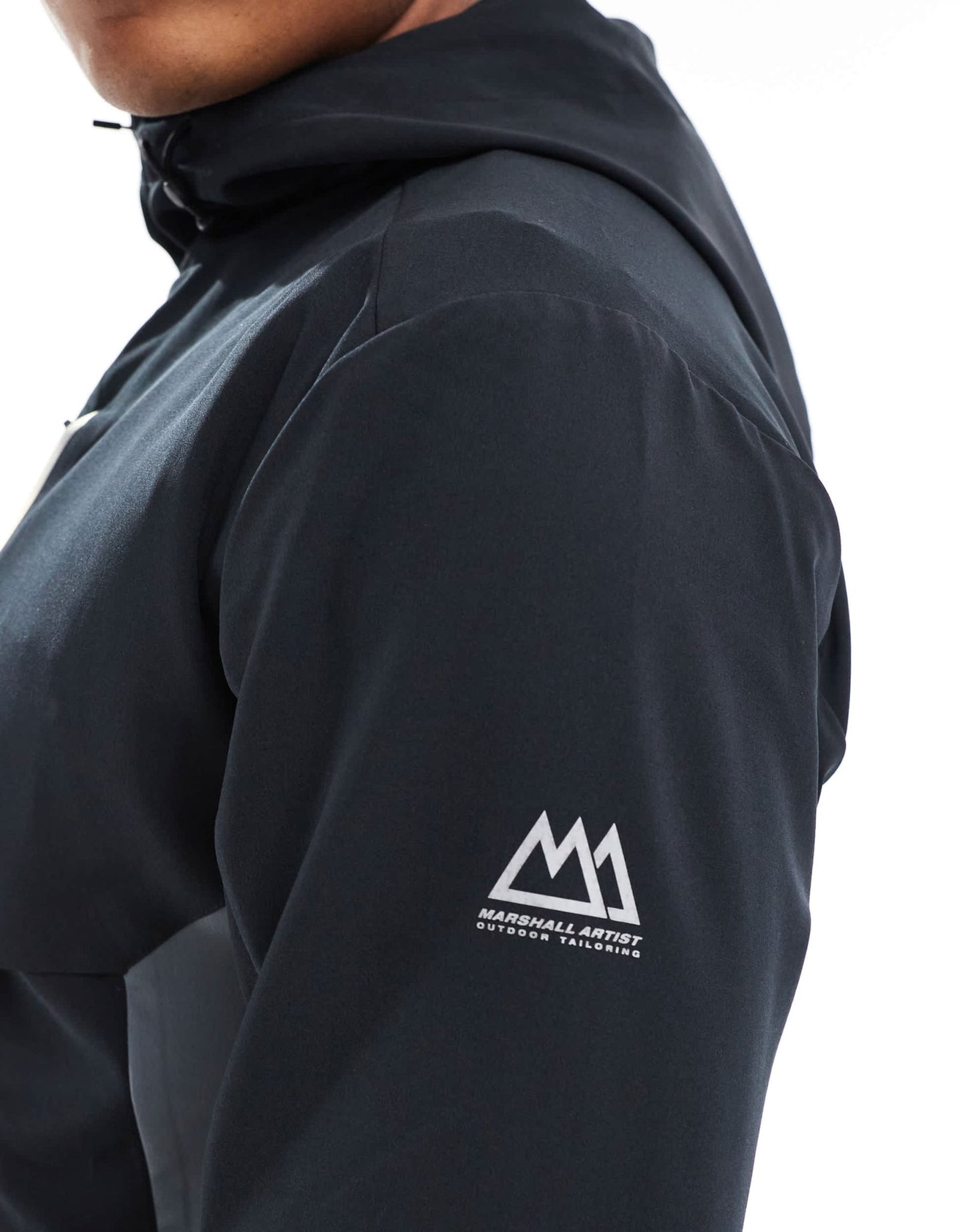 Marshall Artist elevate track top in black - ASOS Sample Sale EU Store