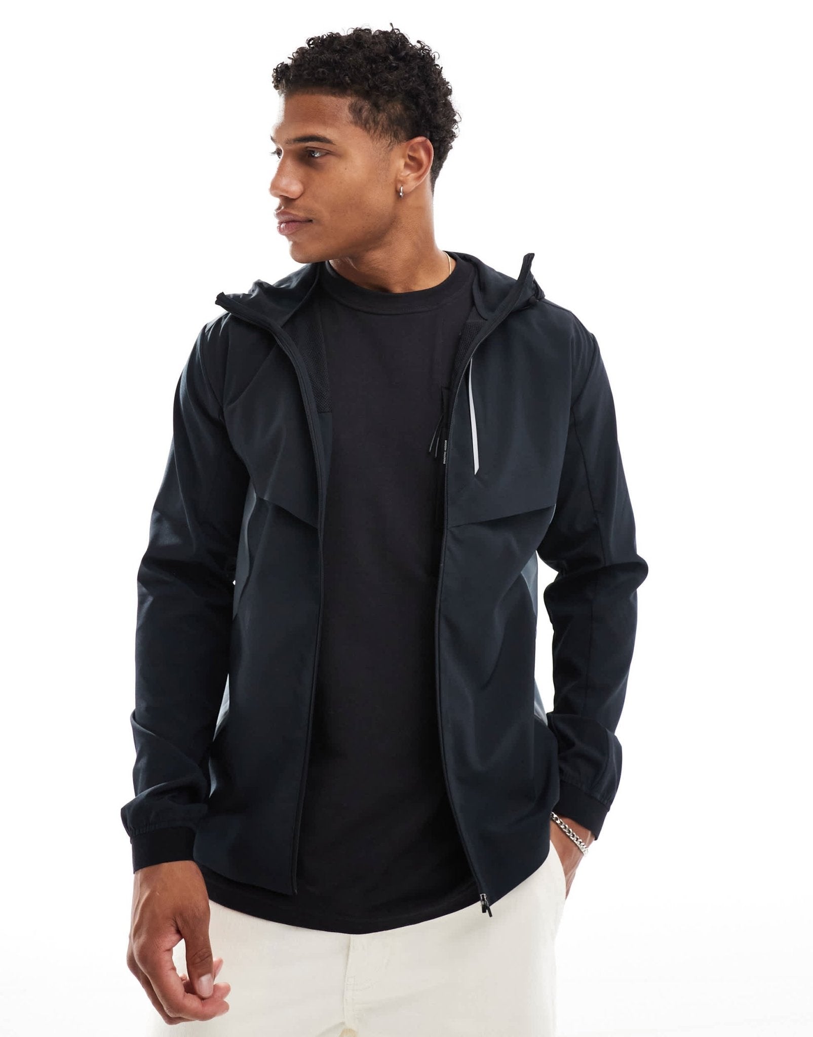 Marshall Artist elevate track top in black - ASOS Sample Sale EU Store