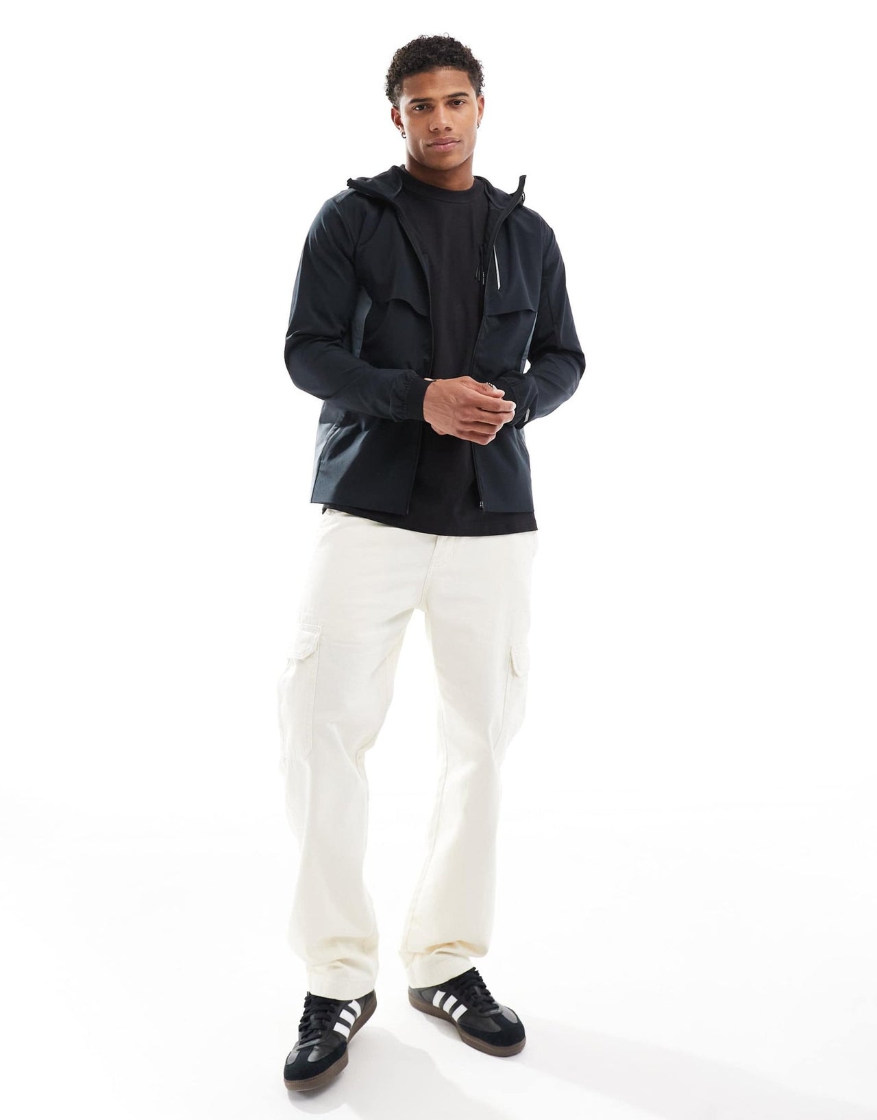 Marshall Artist elevate track top in black - ASOS Sample Sale EU Store