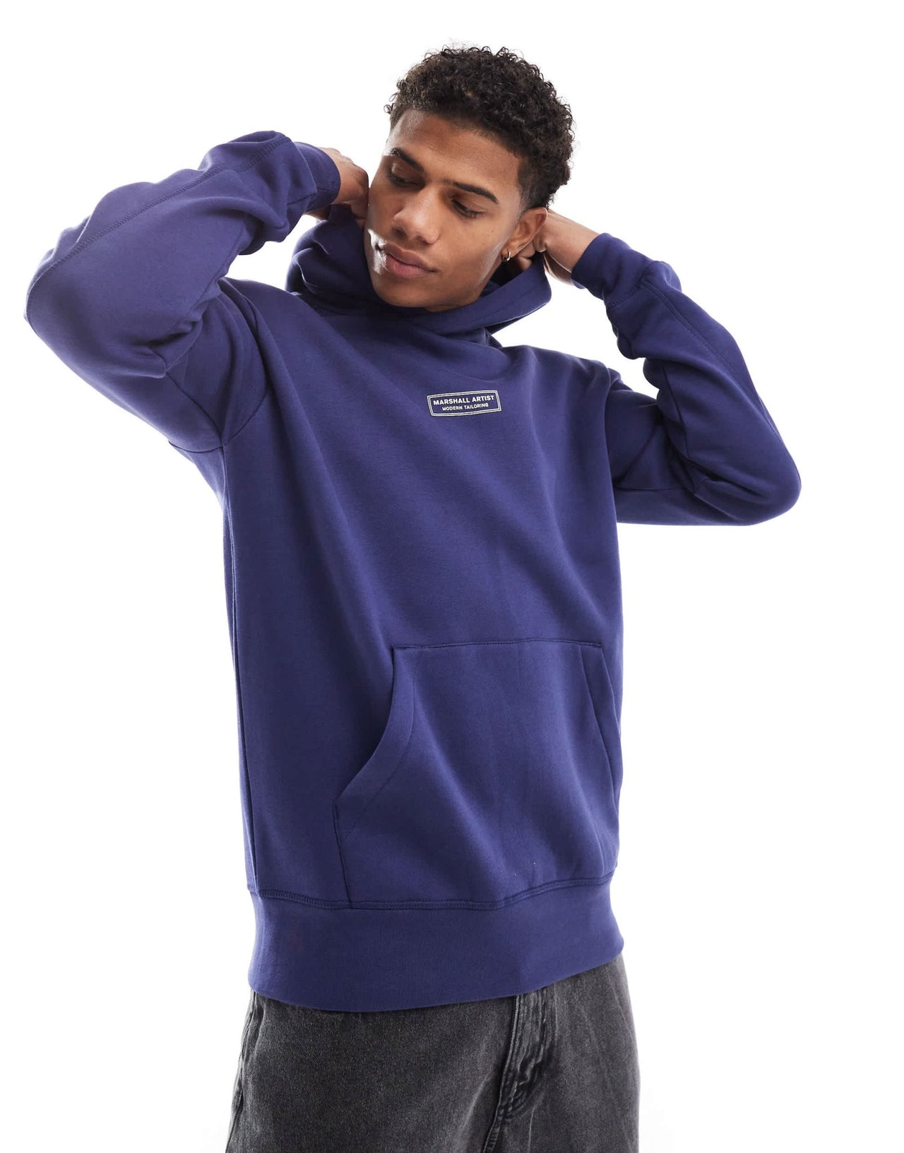 Marshall Artist siren hoodie in blue - ASOS Sample Sale EU Store