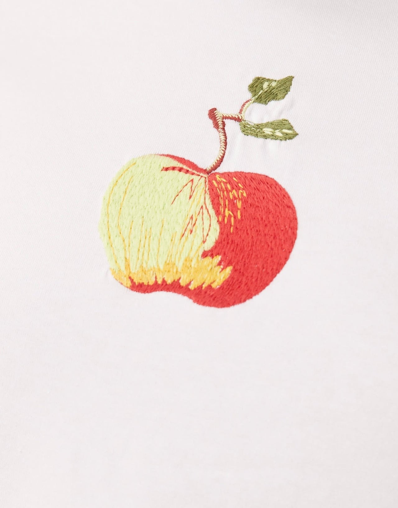 Miss Selfridge apple embroidered baby tee - ASOS Sample Sale EU Store