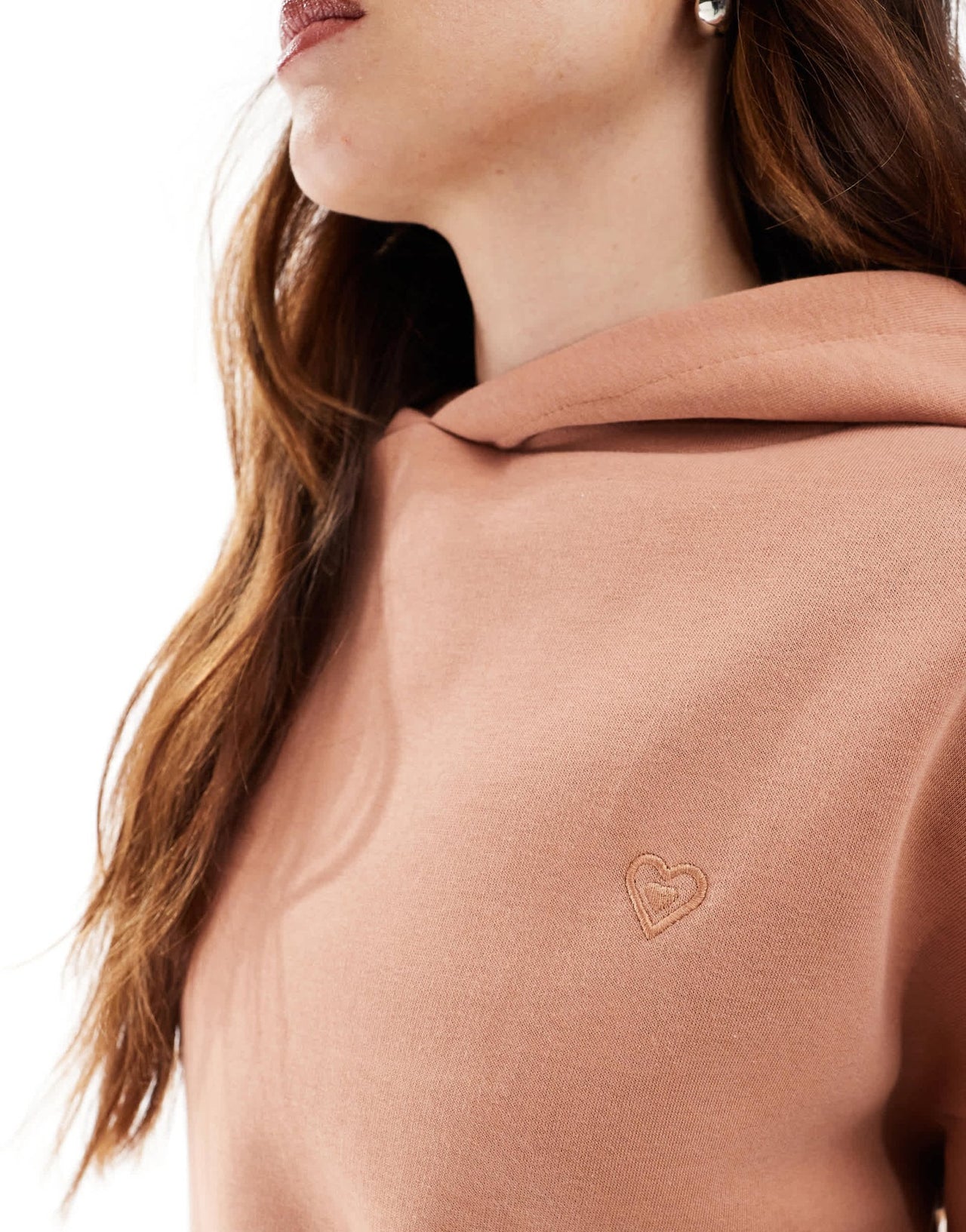 Miss Selfridge drop shoulder hoodie in ginger - ASOS Sample Sale EU Store