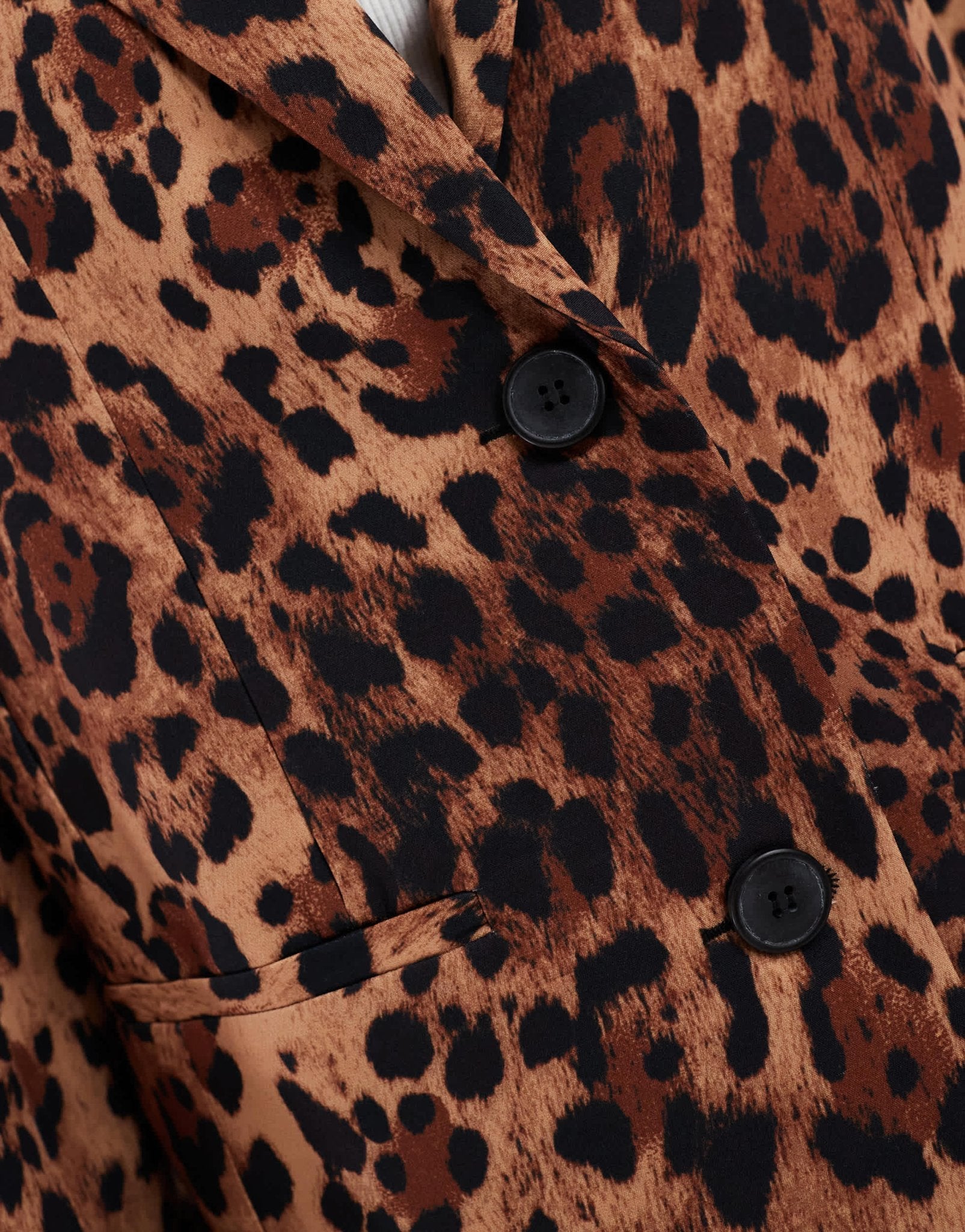 Miss Selfridge oversized blazer in animal print - ASOS Sample Sale EU Store