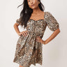 Miss Selfridge Petite animal mini dress