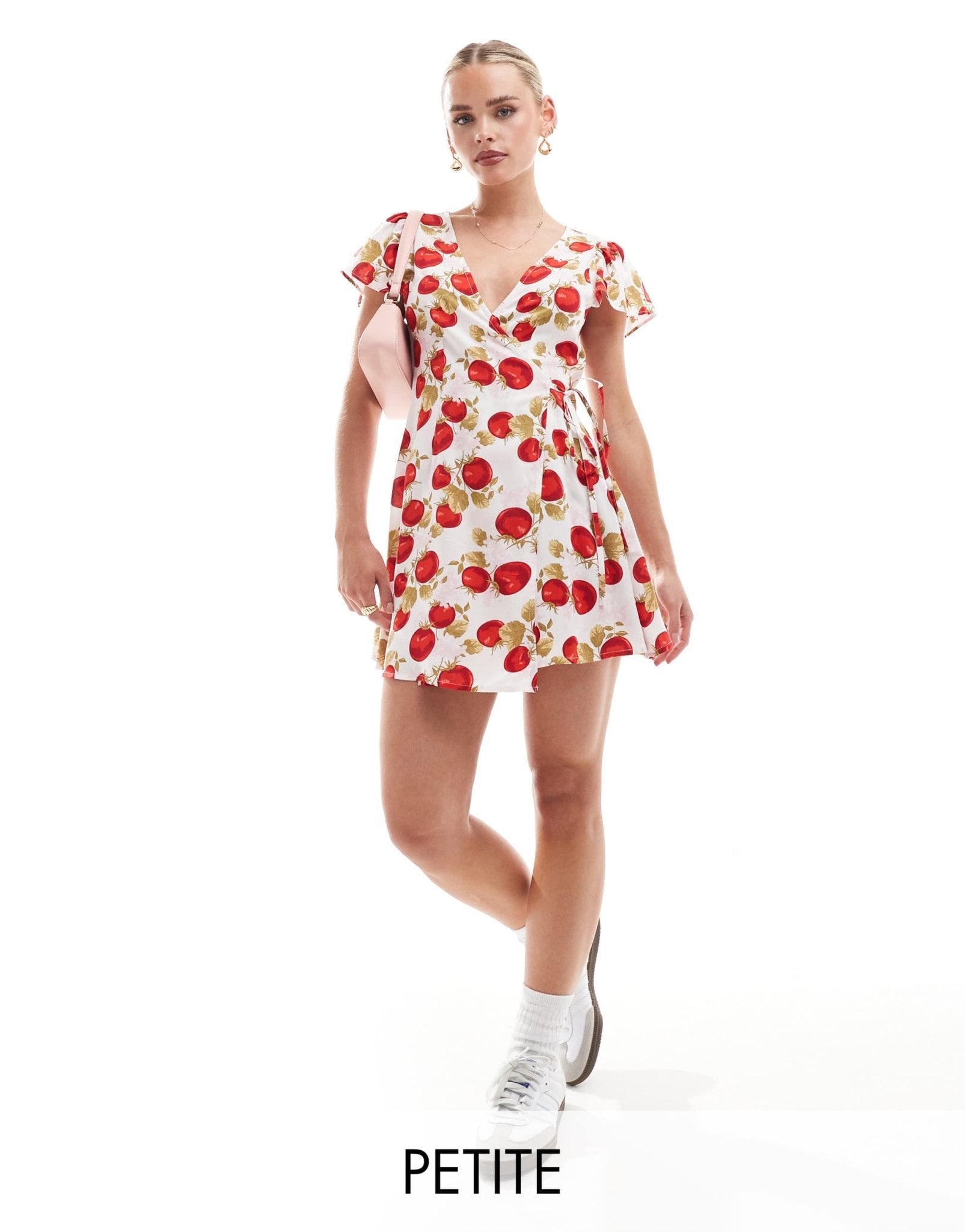 Miss Selfridge Petite wrap mini tea dress - ASOS Sample Sale EU Store