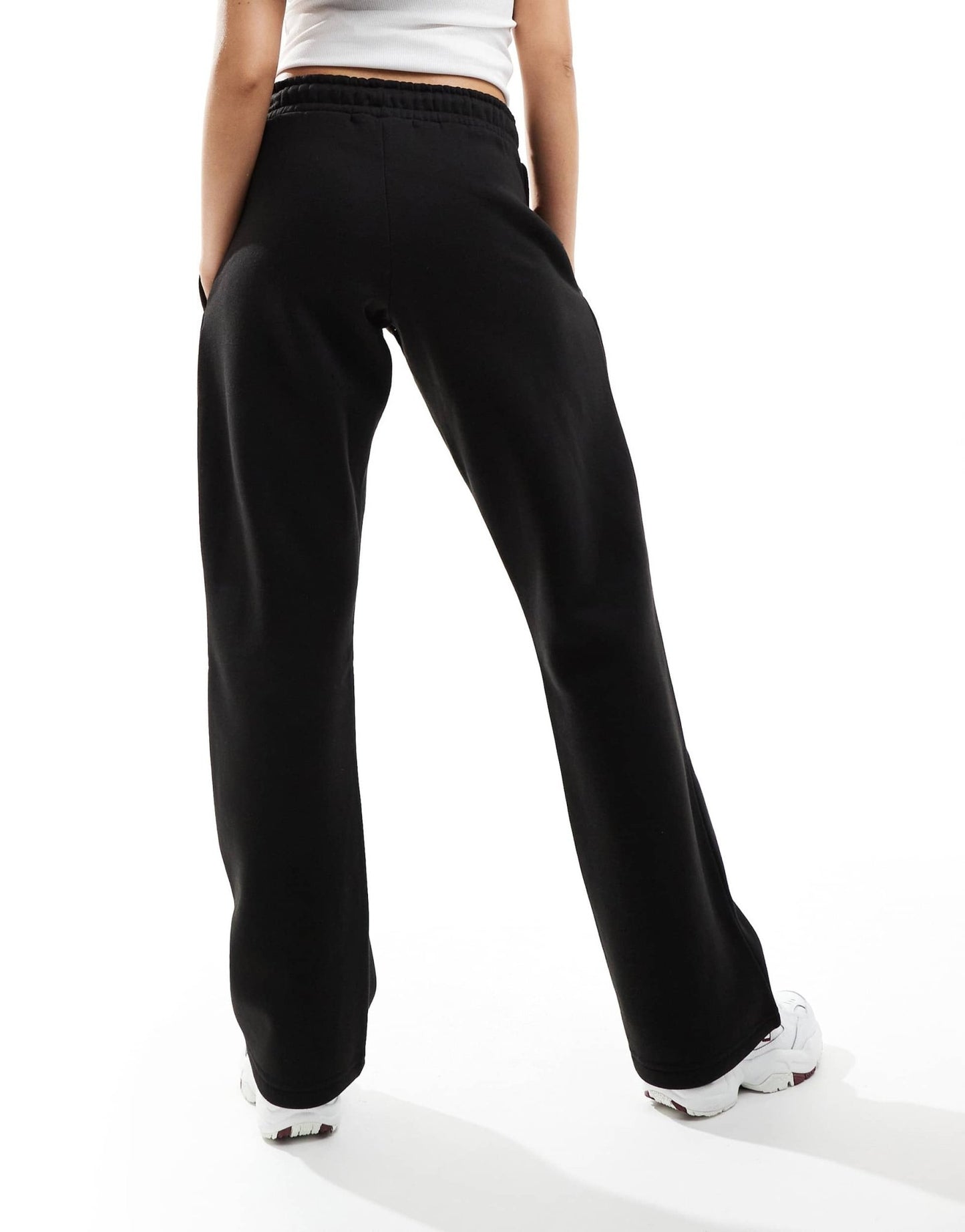 Missyempire exclusive drawstring detail wide leg jogger co - ord in black - ASOS Sample Sale EU Store