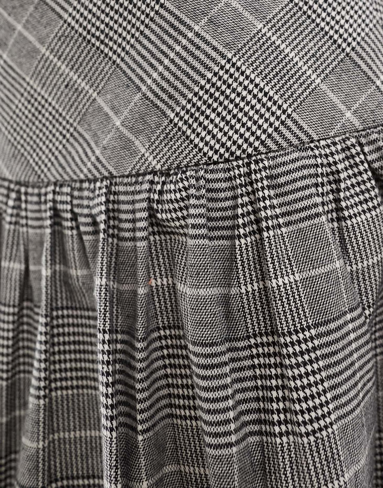 Motel check mini rara skirt in grey - ASOS Sample Sale EU Store