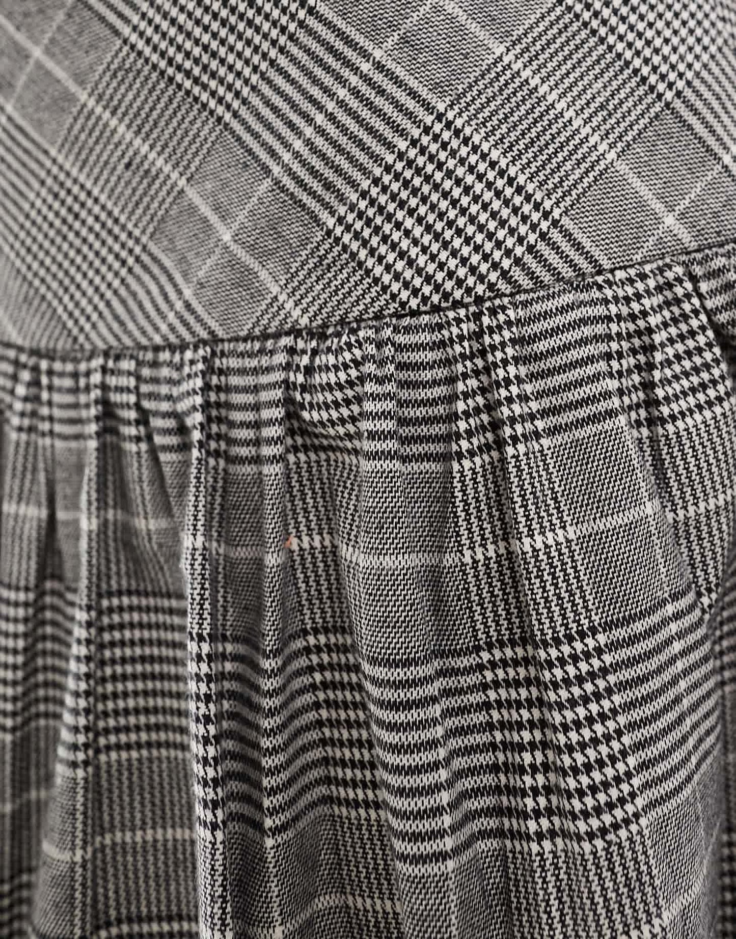 Motel check mini rara skirt in grey - ASOS Sample Sale EU Store