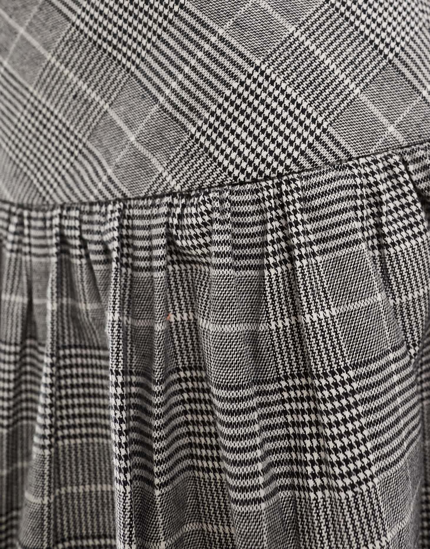 Motel check mini rara skirt in grey - ASOS Sample Sale EU Store
